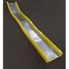 D820C Straight Slide WAVE for 10 foot Deck Height Stainless Steel