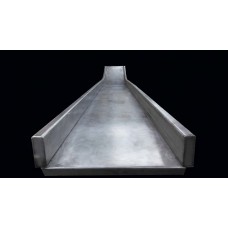DW420-6SS Straight Slide Double Wide for 10 foot Deck Stainless Steel