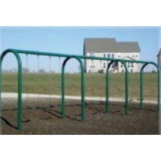 8 foot High Top Beam Arched Swing 3 Bay
